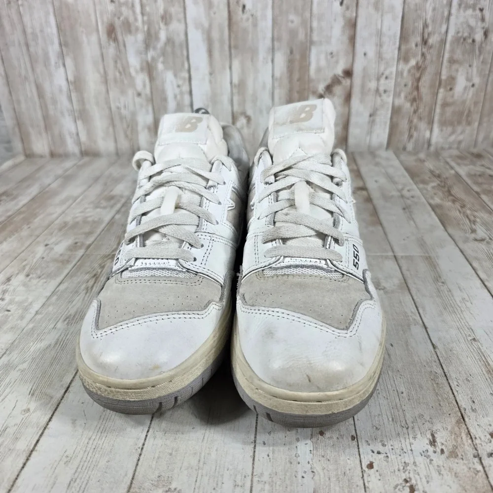 New Balance 550 White Gray Sneakers Shoes BB550PWG‎ Women's Size 7.5 - Picture 4 of 8